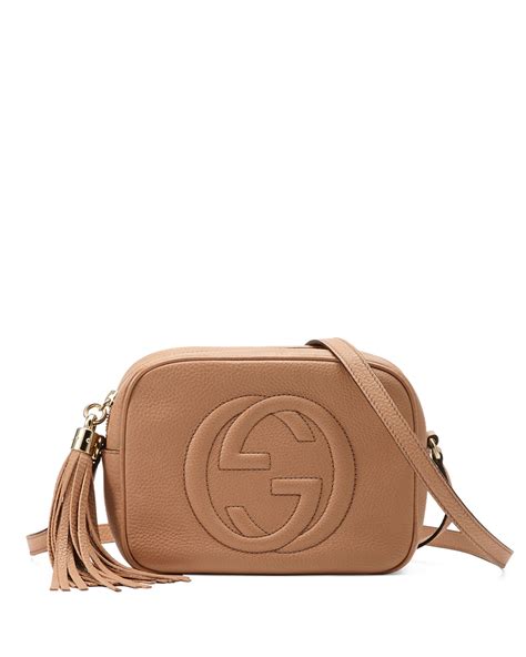 gucci soho small shoulder bag beige|Gucci soho shoulder bag price.